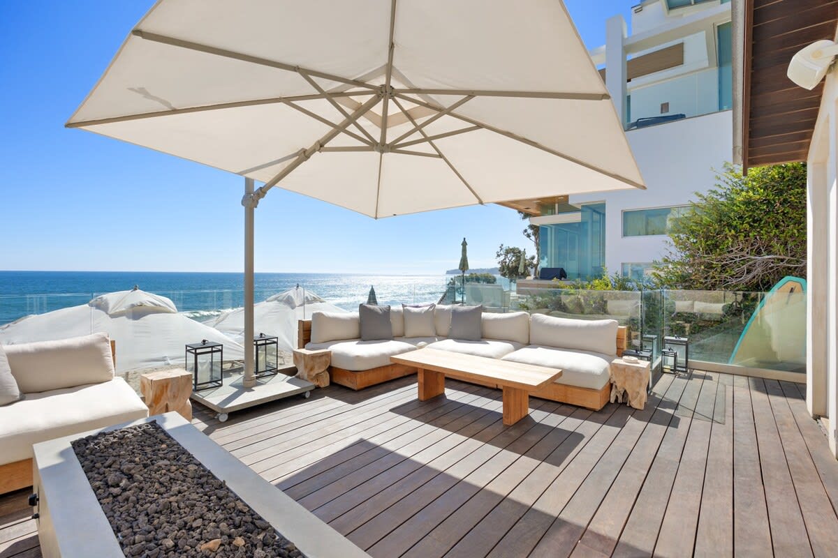 Lounge in the sun or in the shade on the spacious outdoor deck.