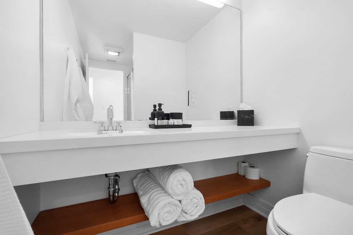 Bathroom view from the 3rd guest bedroom
