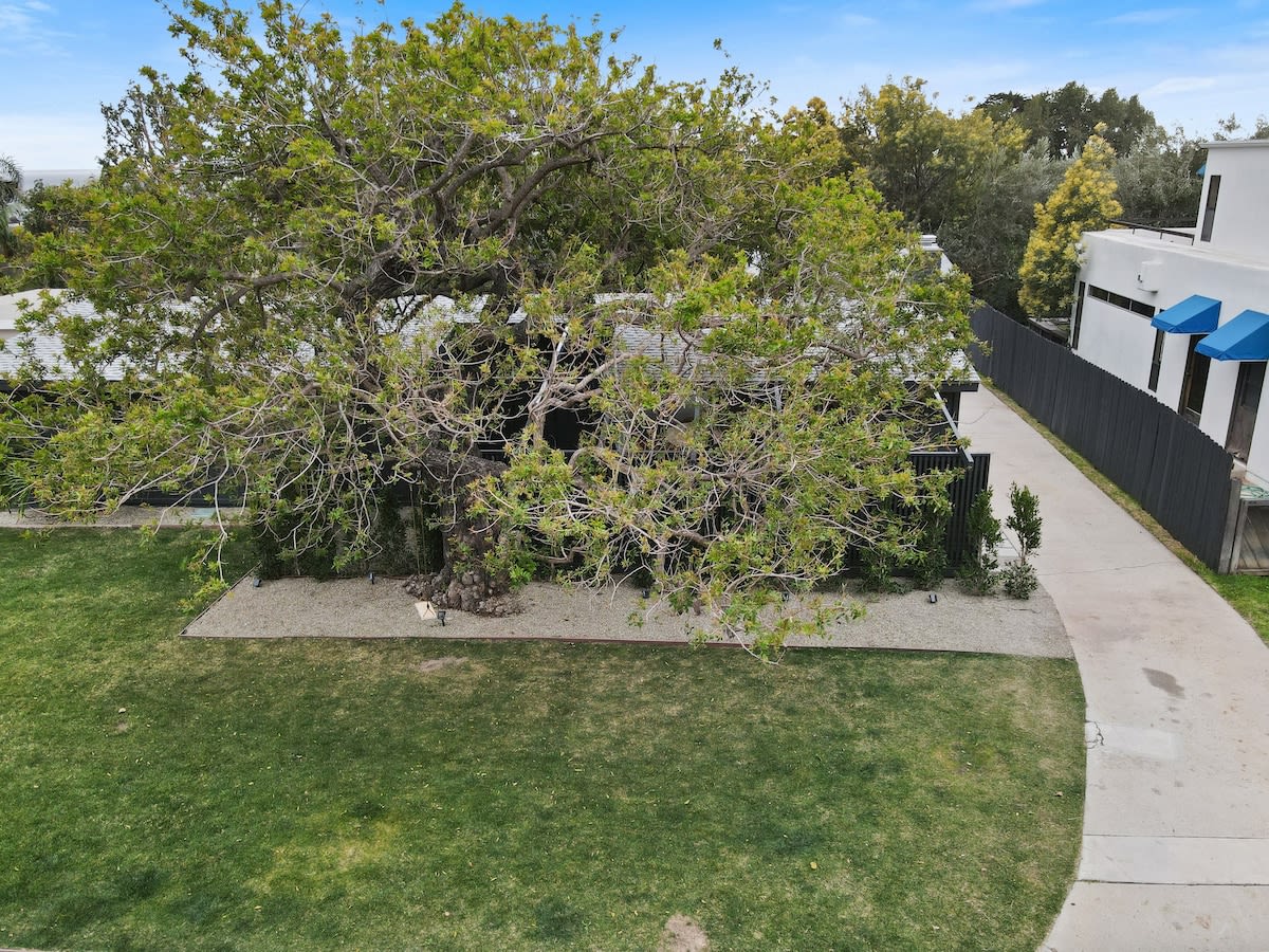 Nestled on a quiet street in a beachfront community just off of PCH