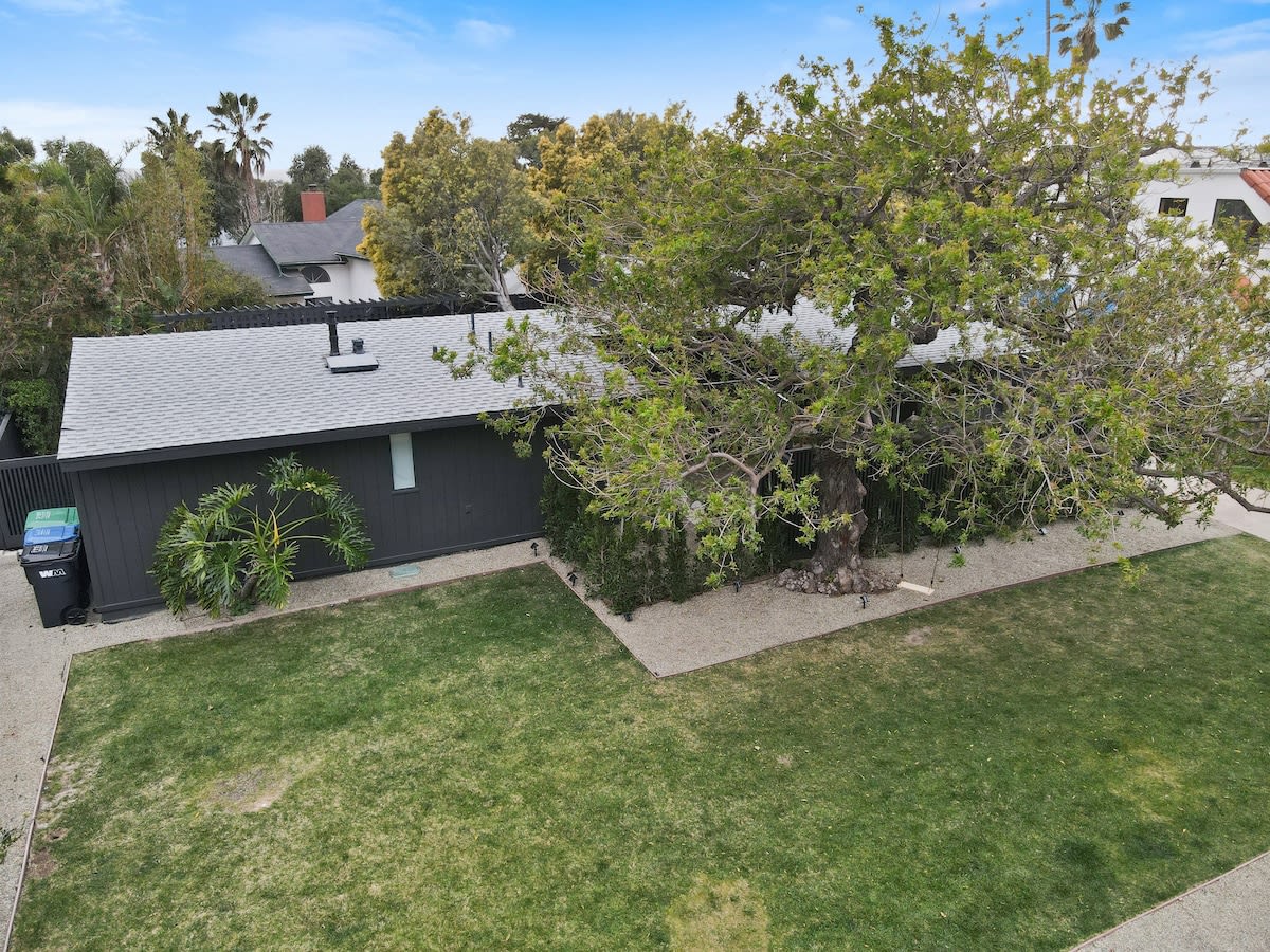 Nestled on a quiet street in a beachfront community just off of PCH