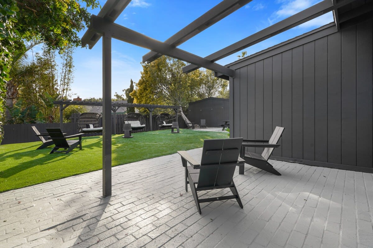Master bedroom patio