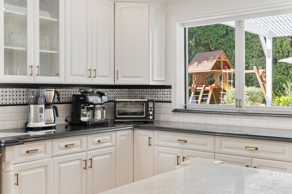 Kitchen equipped with all essentials for your culinary adventures.