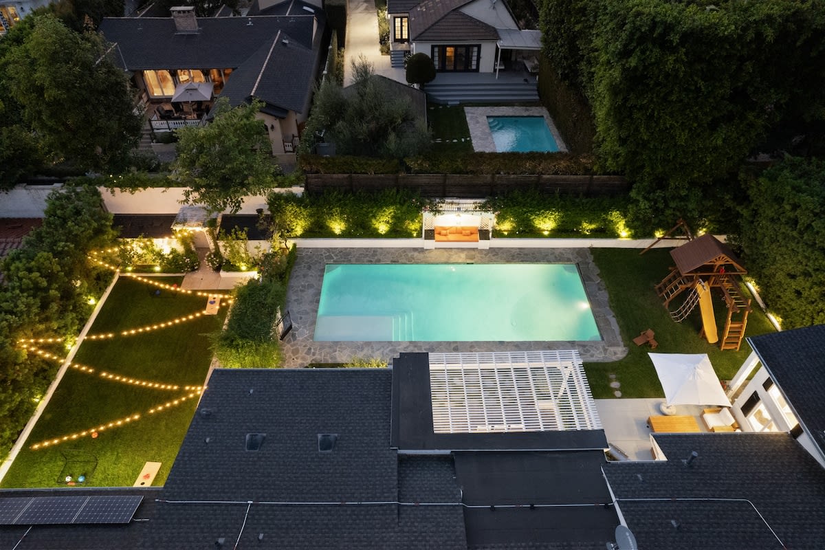 Dive into comfort with a nighttime swim—a simple yet enjoyable feature that adds a touch of relaxation to your evenings.