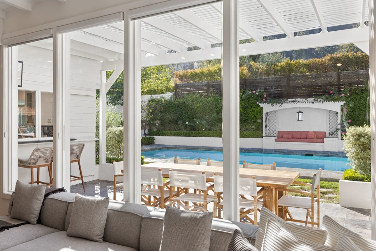 Generous space both indoors and outdoors.