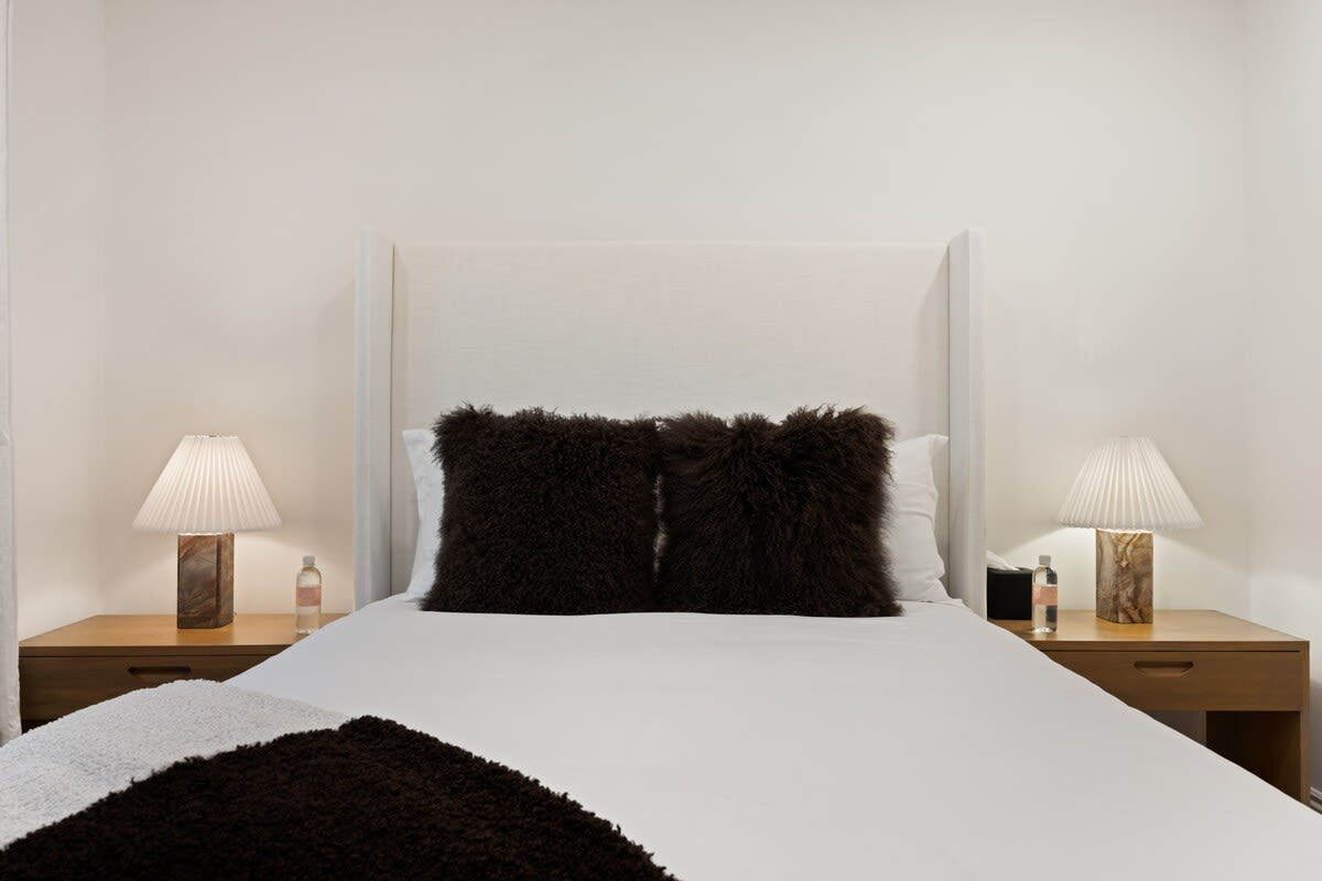 Sleep in elegance with soft, high-quality linen, ensuring a night of pure comfort.