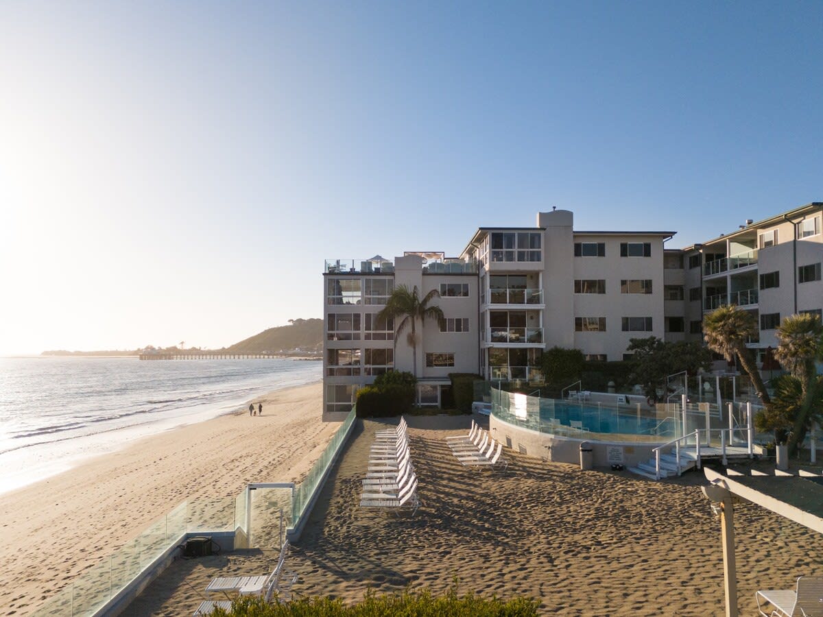 Savor the sunsets from your private pool overlooking the Pacific.
