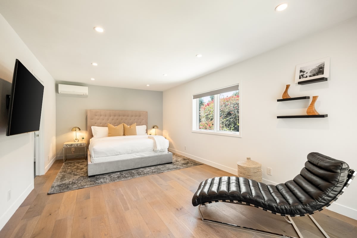 Every bedroom comes with room-darkening shades, Smart TV and plenty of space to unwind.