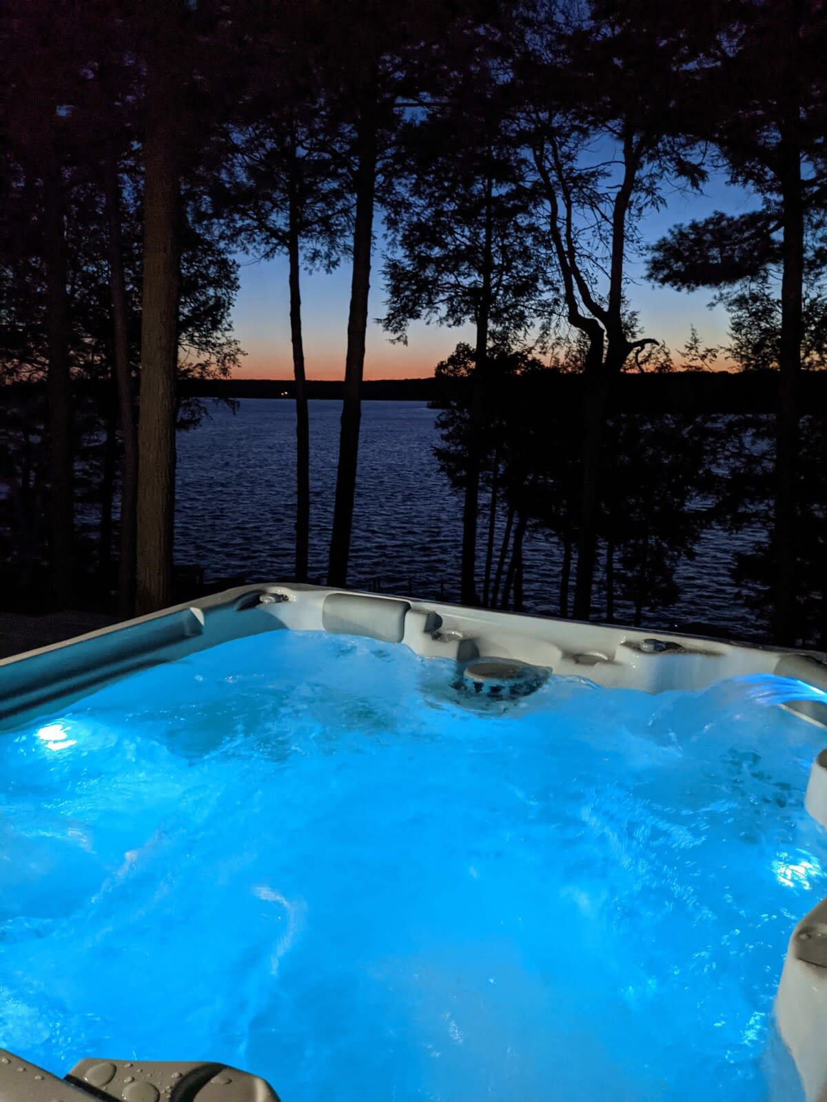 Waterfront open concept dream cottage with hot tub - Picture 7