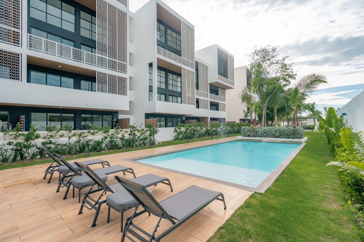 3BR Balcony & Pool in Flats at The Village — Punta Cana, La Altagracia — vacation rental