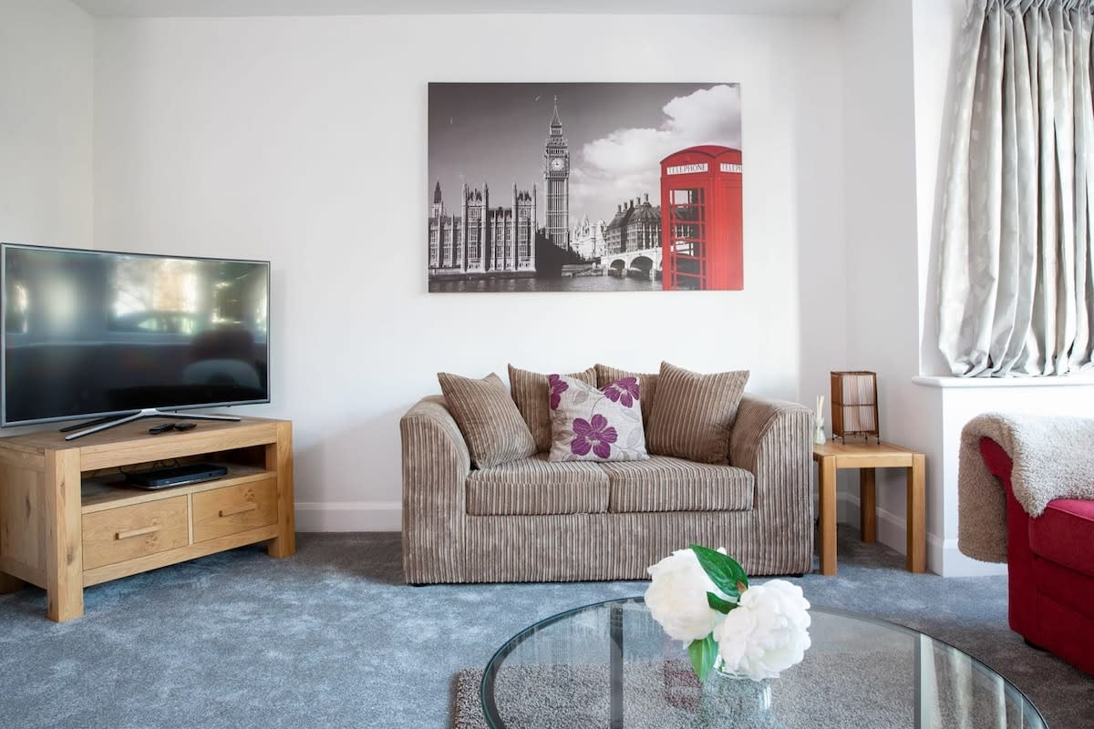 Shoes off, feet up and relax. Your living room awaits.