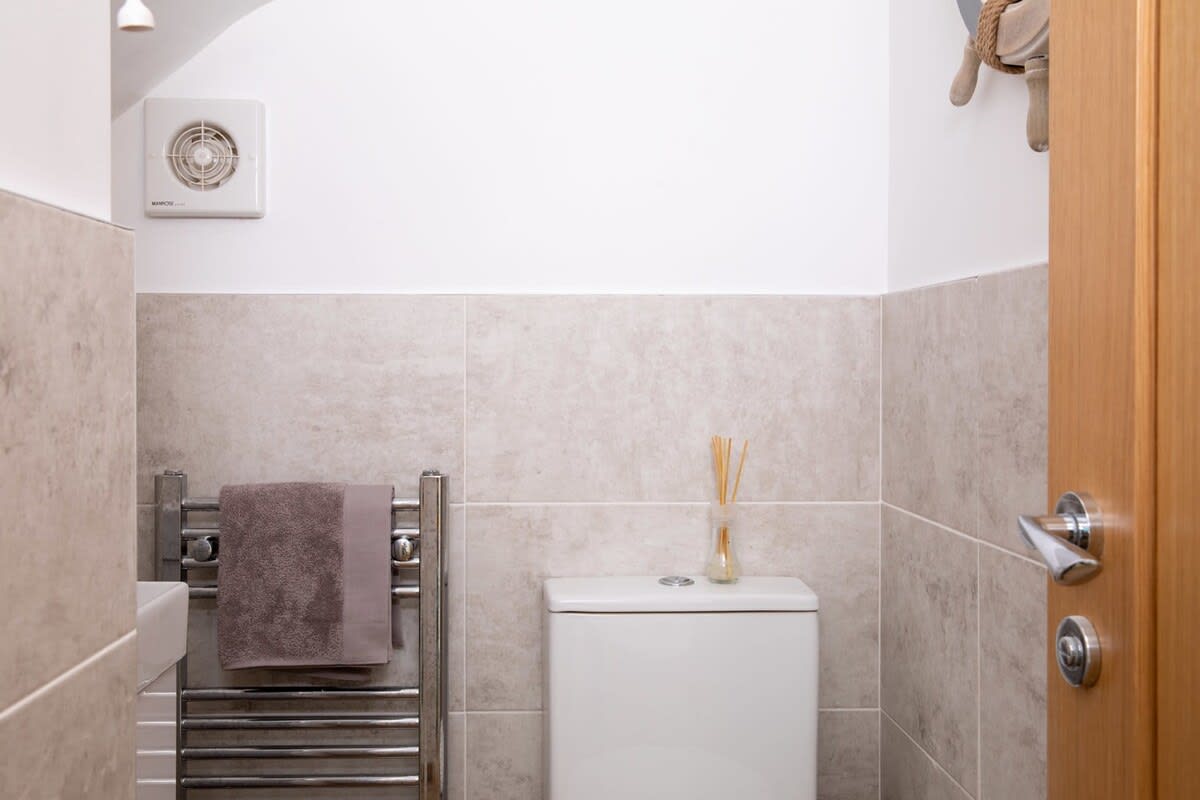 Your hosts provide the towels and the toiletries