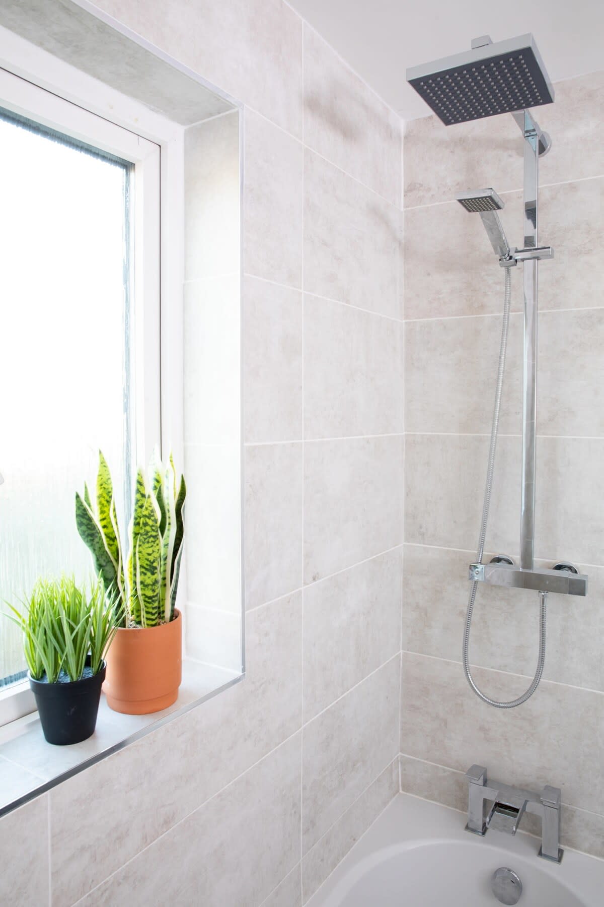 Start the day under the refreshing shower...