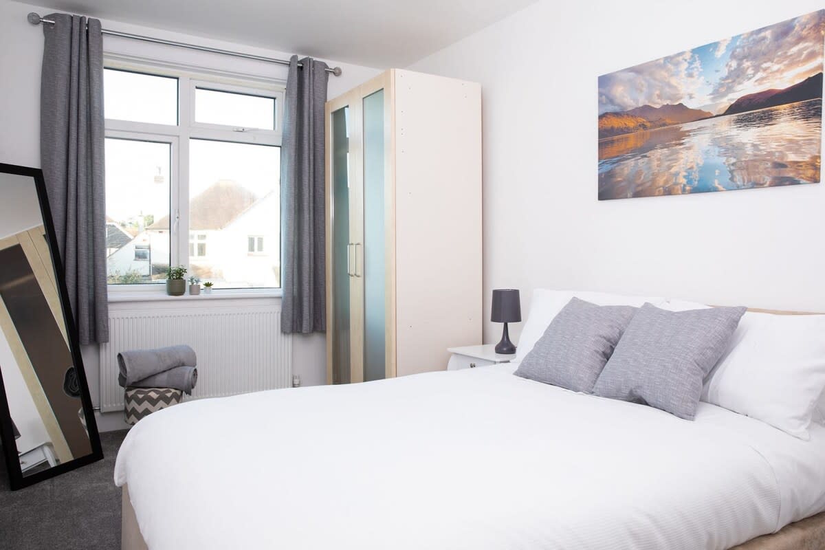 Big, broad windows really let the light flood in.