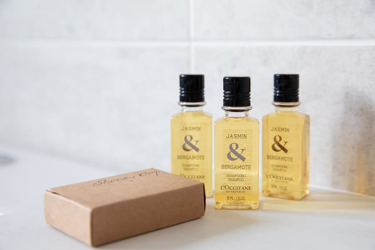 No need to stock-up on toiletries. Your hosts have got you covered.