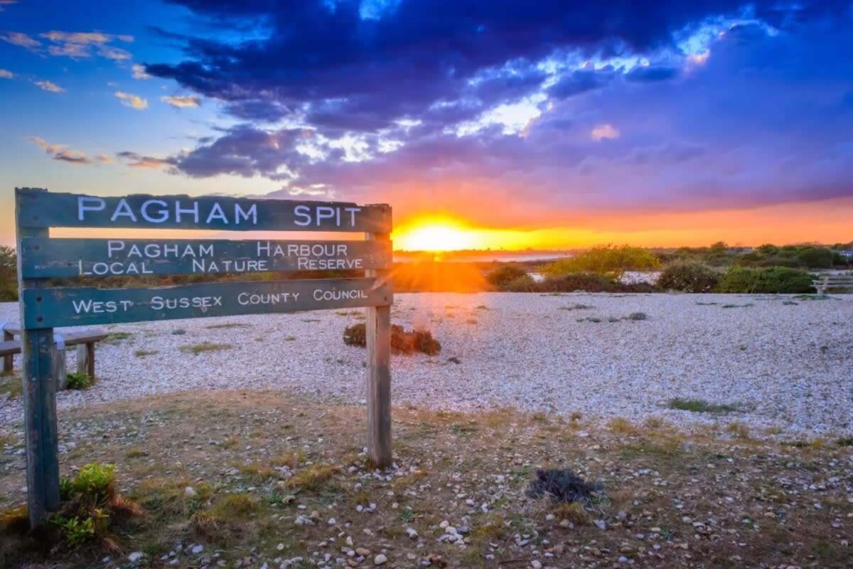 Pagham Harbour is a stunning place for a stroll, check out Pagham Beach Cafe whilst your there.