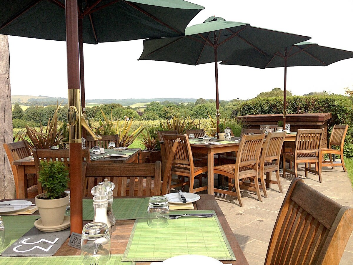 The Earl of March is under 500 metres away and offers sumptuous views over the South Downs