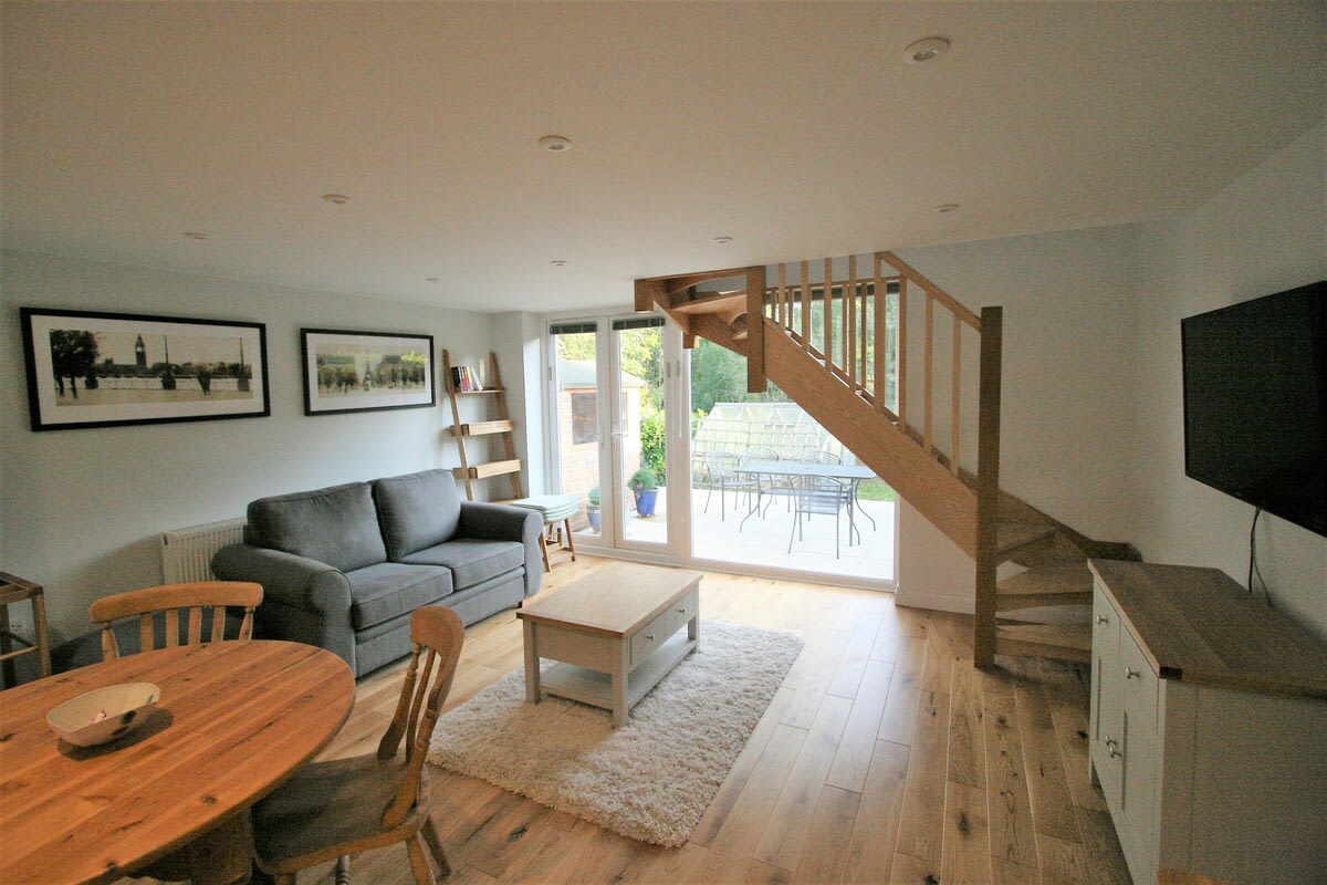 Open the double doors onto the Garden and enjoy the sounds of the countryside