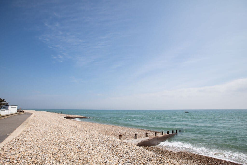 Nothing to see here except the beautiful sea and endless skies.