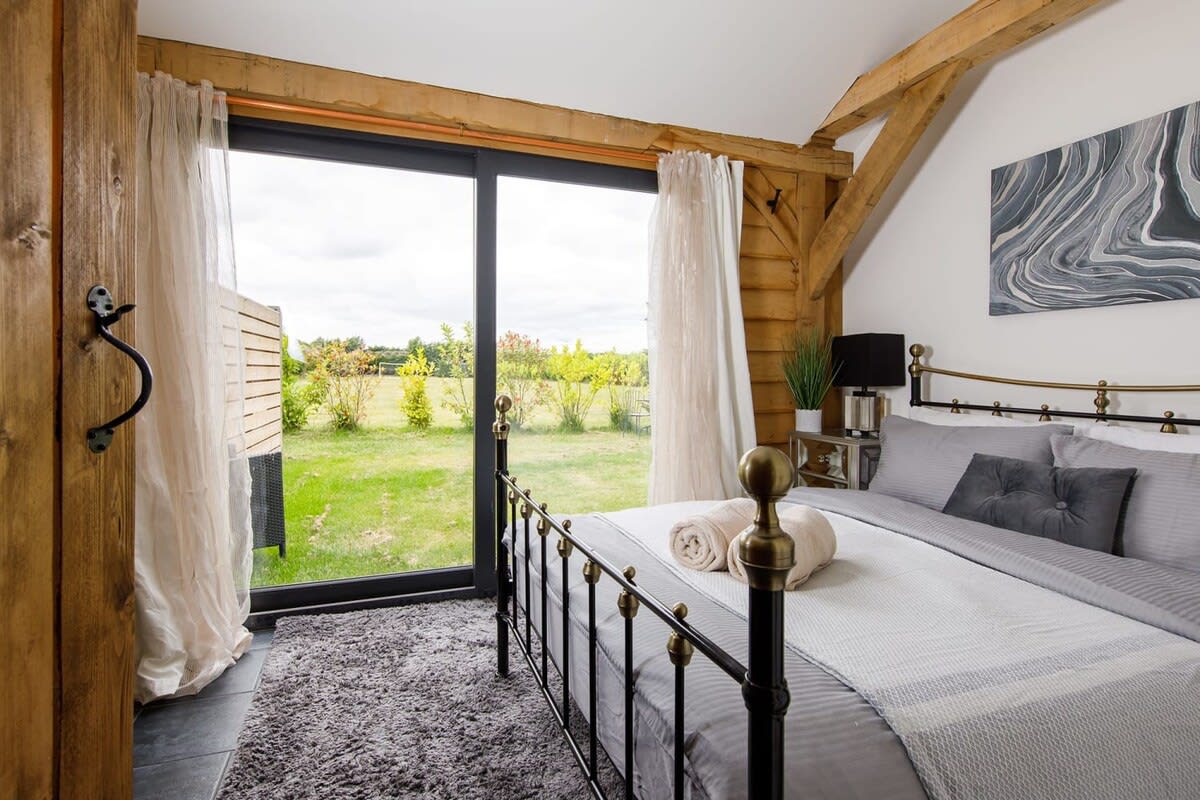 Enjoy peaceful countryside surroundings.