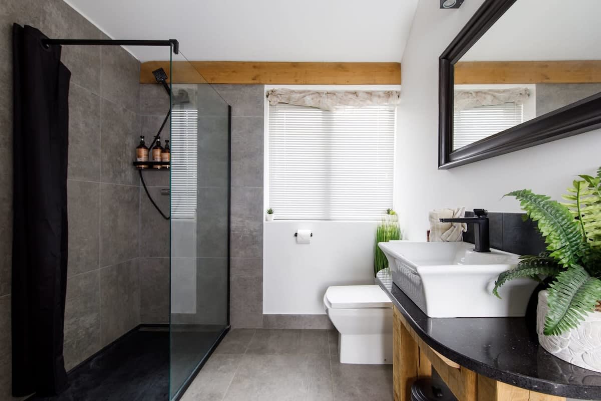 The lodge has stylish interiors throughout.