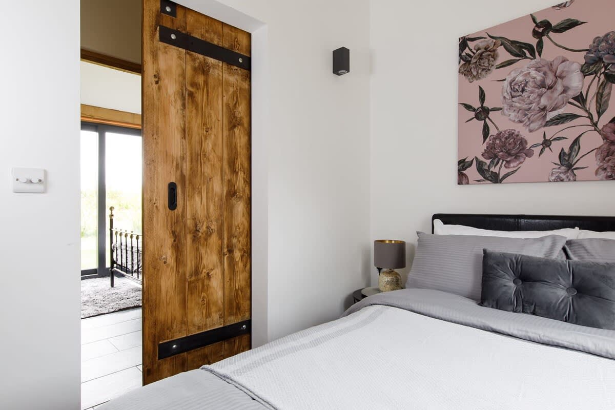 The third double room with quality linen, bedding and towels.