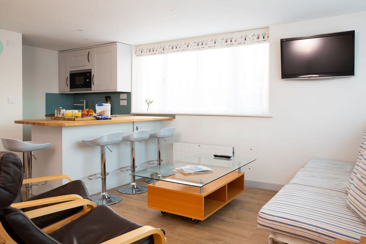 Our comfy lounge, perfect place to relax.