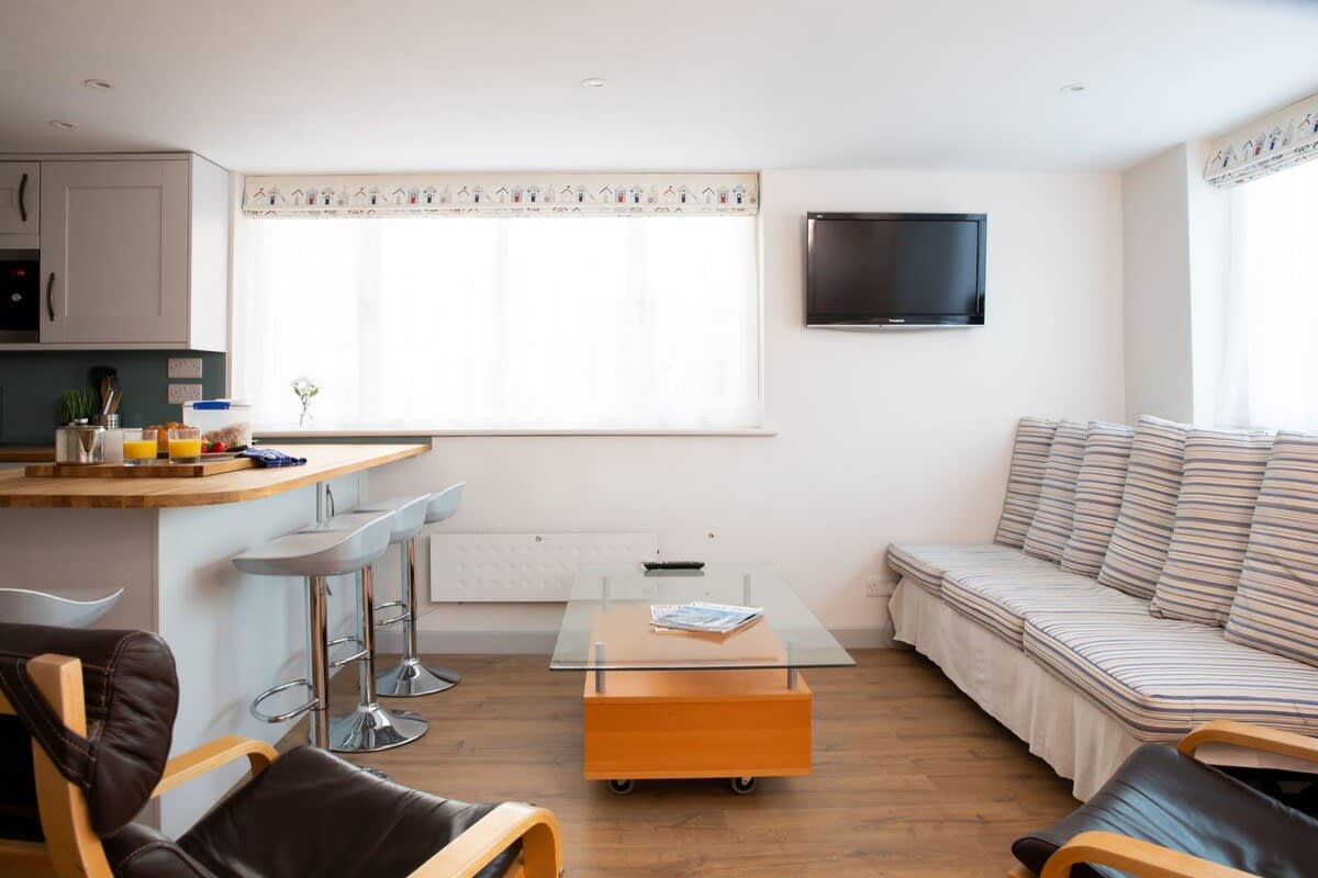 Relax with a favourite TV show or book after a day exploring the area.