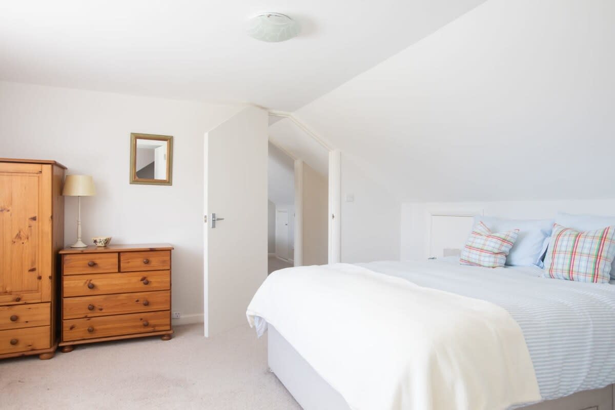 All the bedrooms are clean, light and airy.