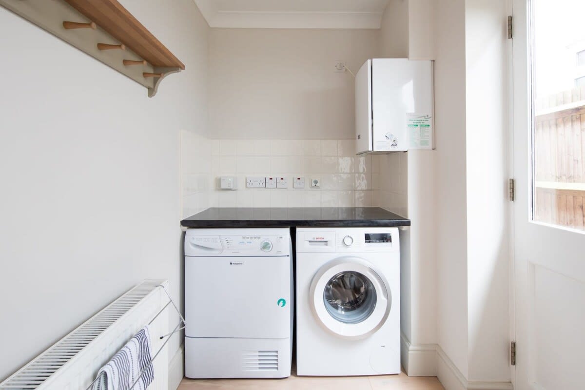 The washing machine and tumbler could come in handy