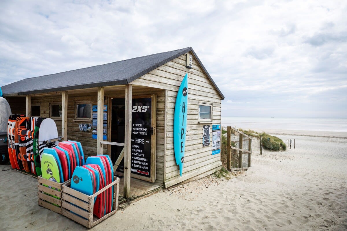 Hire surf boards or get some kite or surf lessons from 2xs at West Wittering Beach