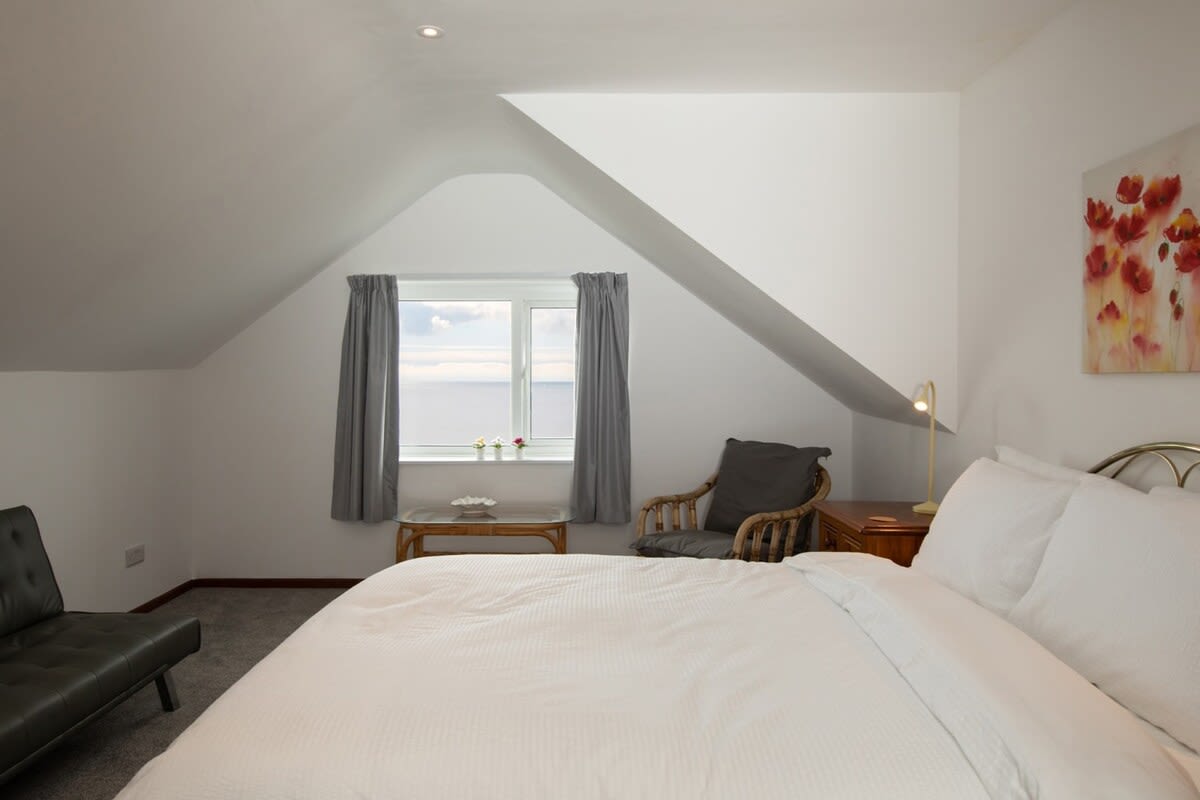 The master bedroom offers the perfect place to relax and unwind away from it all