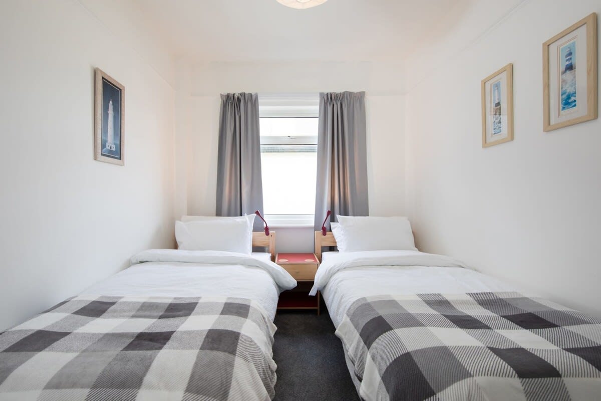 The double room is perfect for kids giving them their own space to hang out