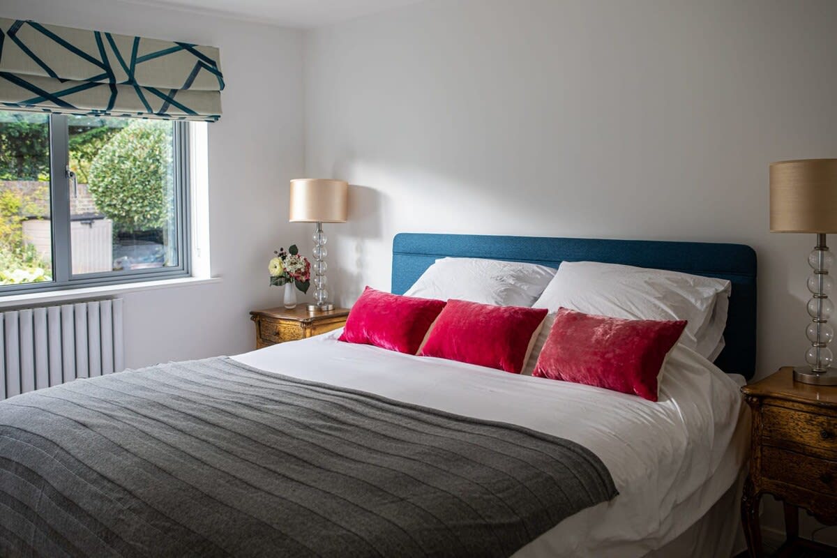 The ground floor offers a total of four double bedrooms