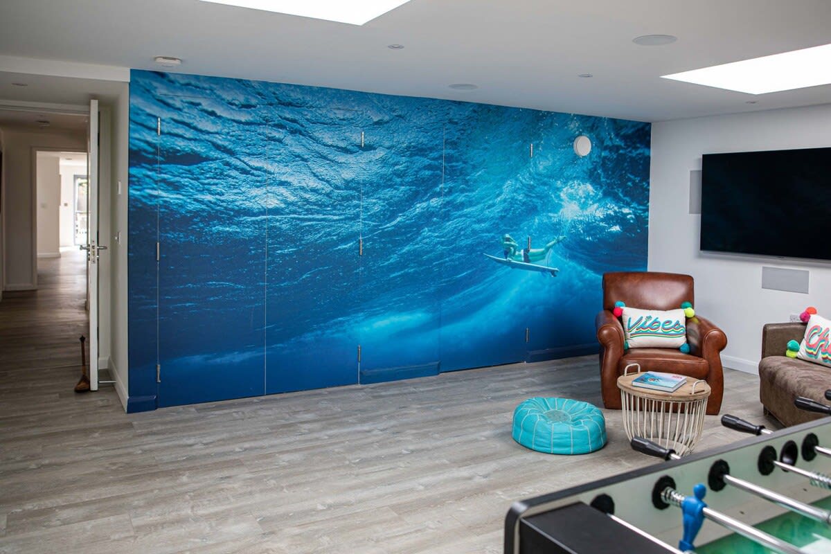 Our brand new pool and sun area!