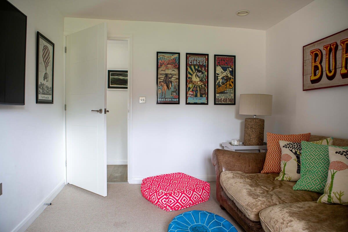 Retreat to the TV room when you want to watch a new episode of your favourite show