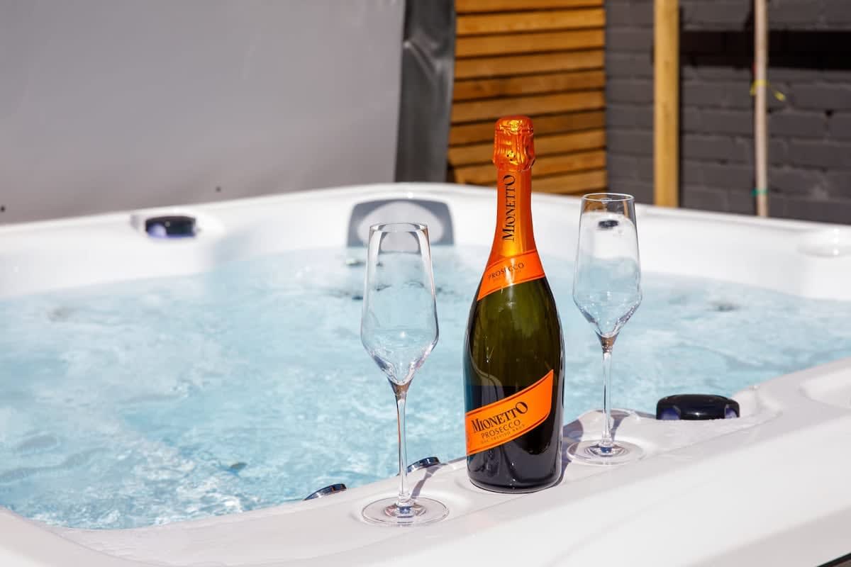 A bottle of bubbles... or a tub full! (no glass in the tub though please)