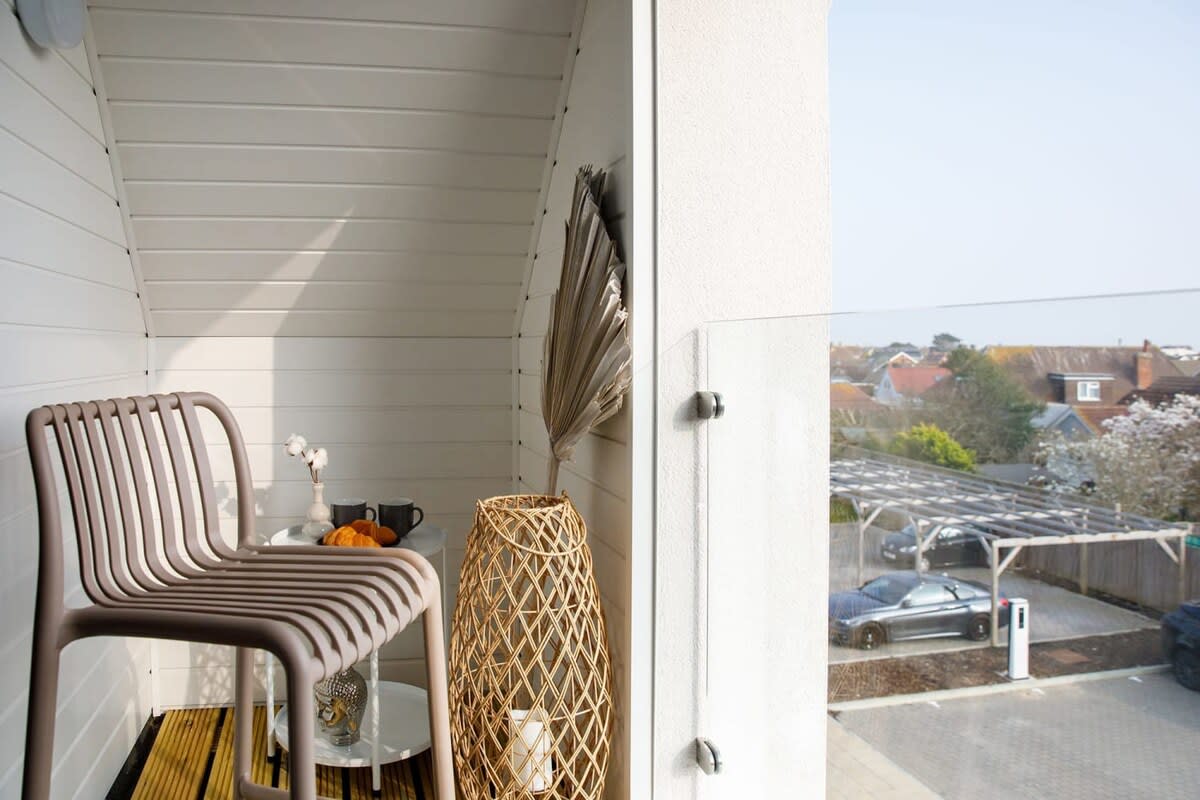 Catch the evening sun before you head out for dinner.