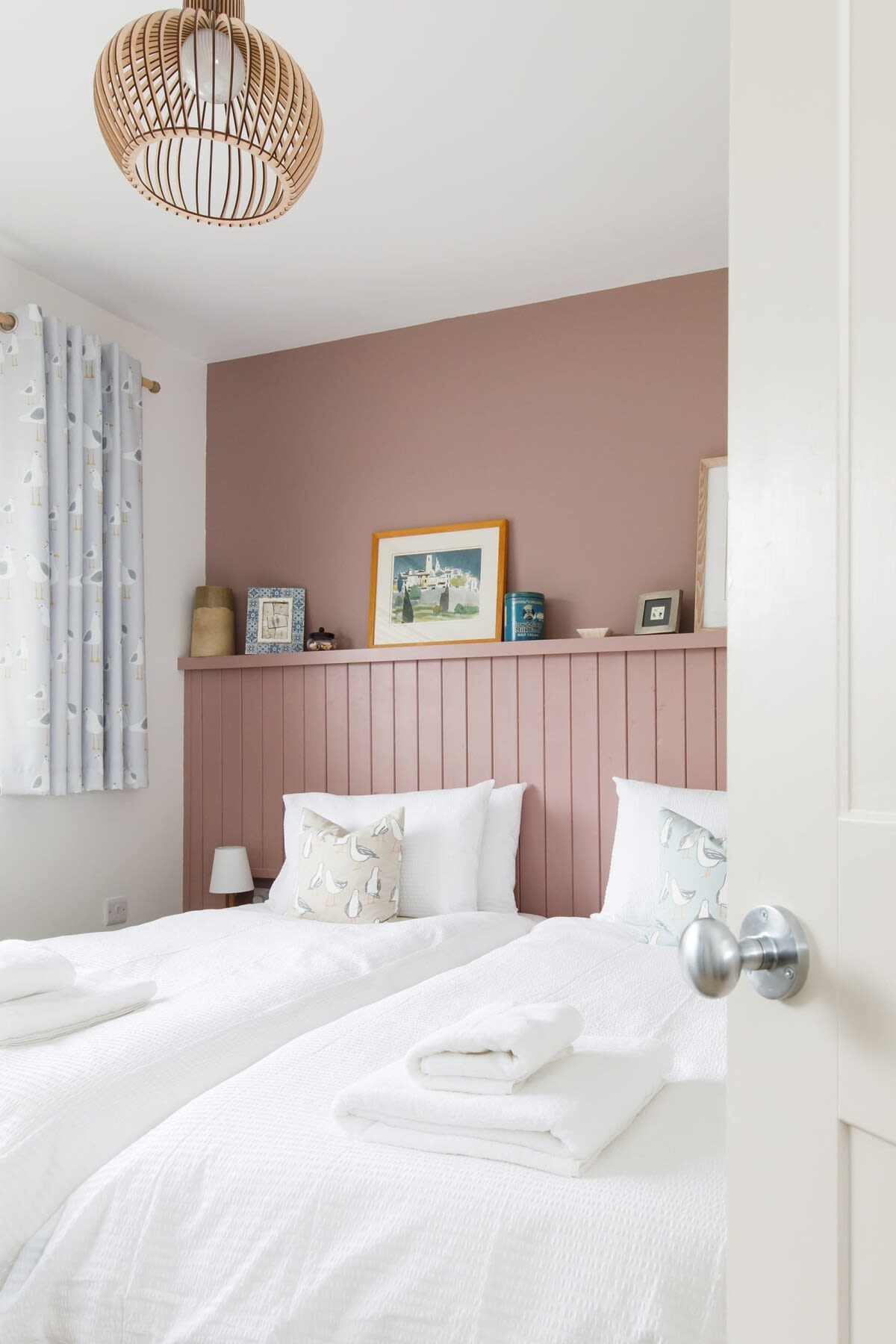 Twin room is downstairs and perfect for siblings to share.