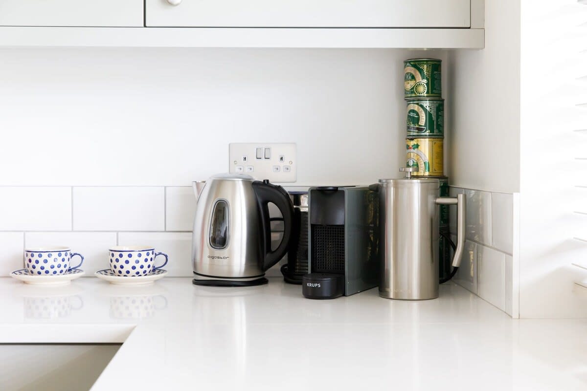 Tea and coffee is provided for your stay.