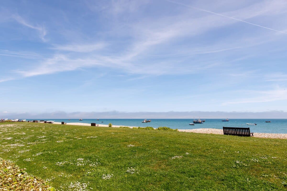 Uninterrupted sea views is the highlight of this home.
