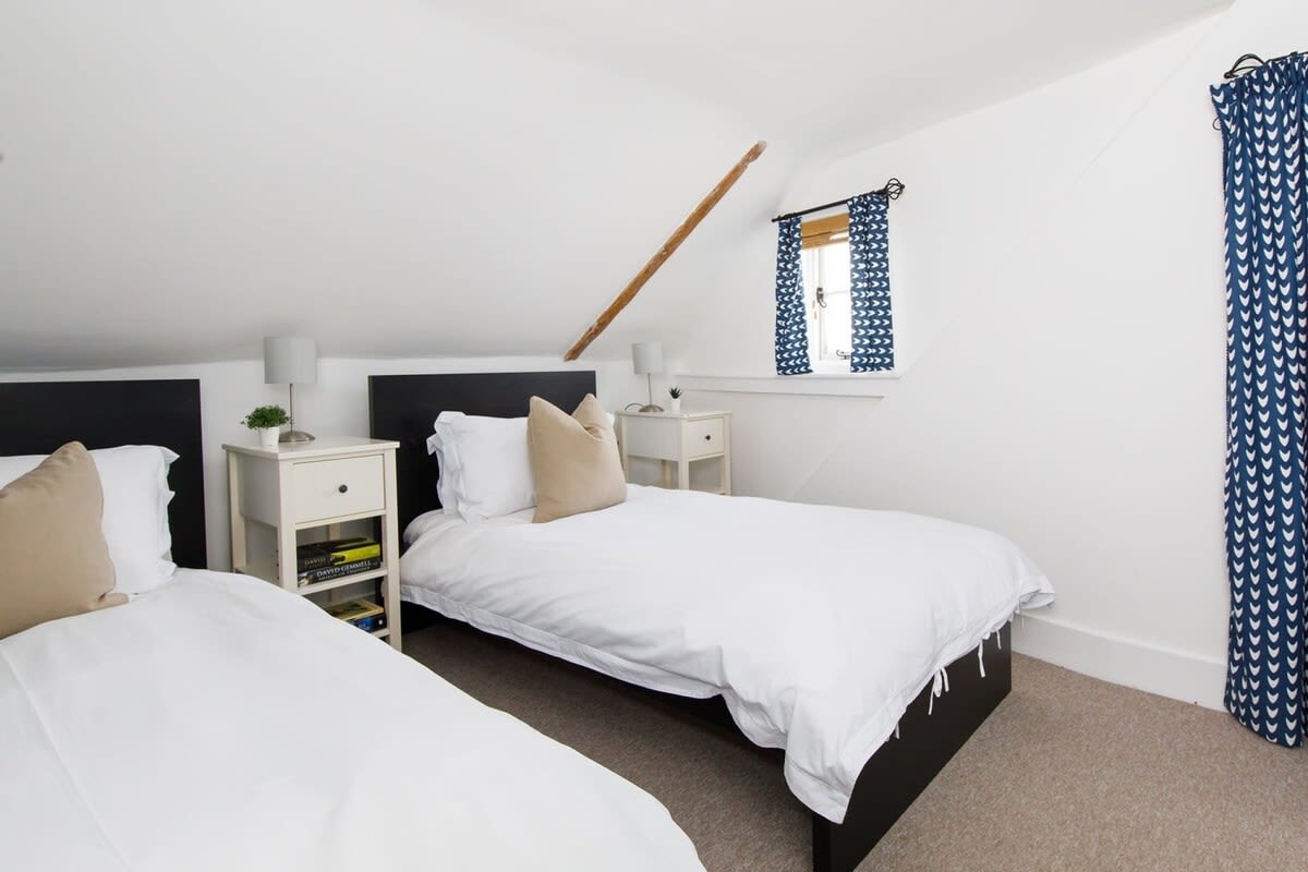 Quaint and cosy top floor twin.