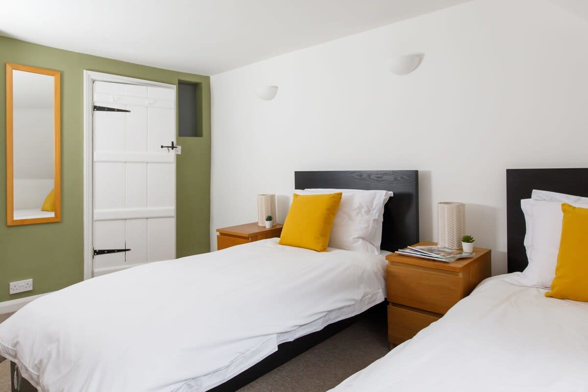 With two twins on the top floor, the house is a great set up for friends travelling together.