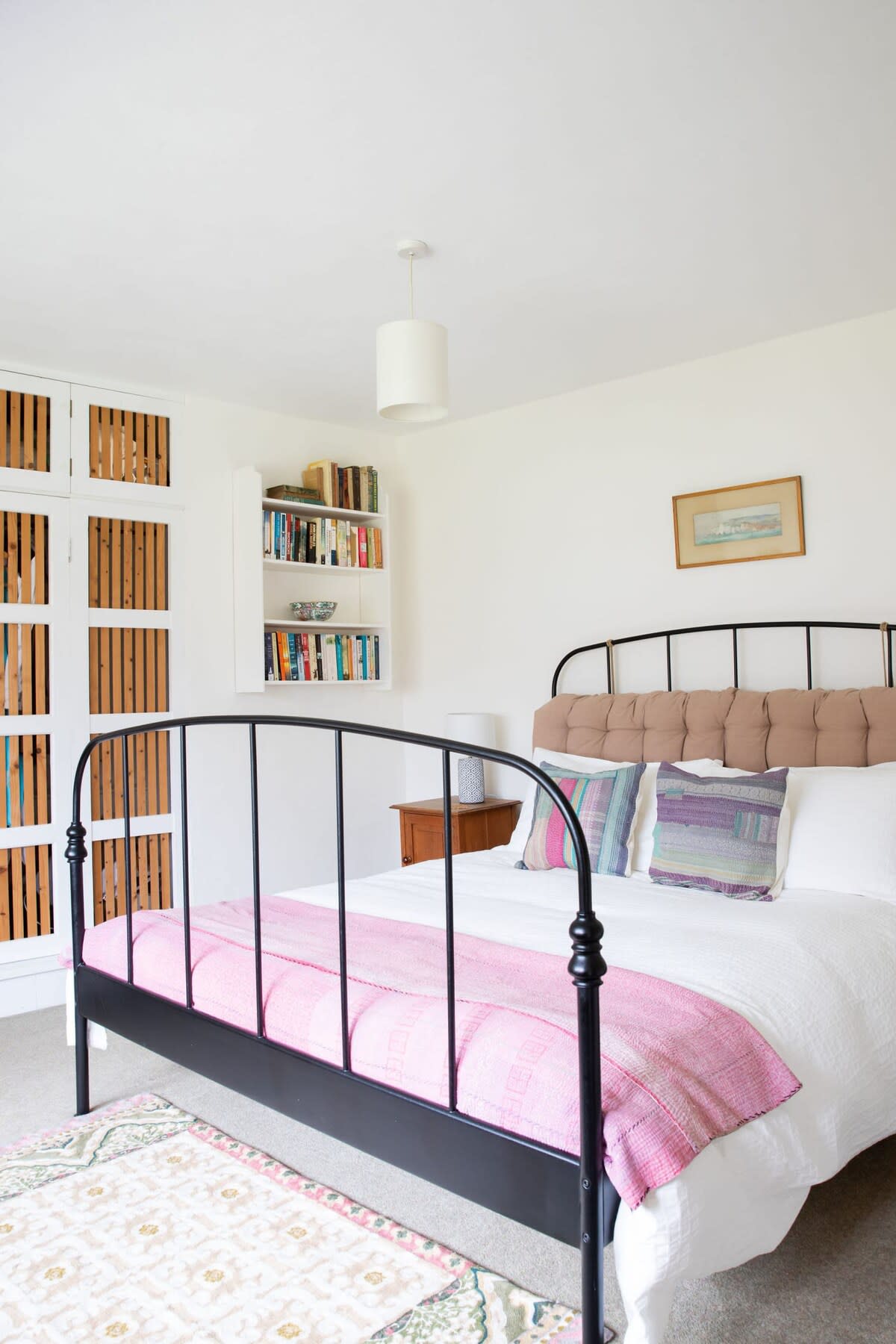 There is one comfy king bedroom on the ground floor.