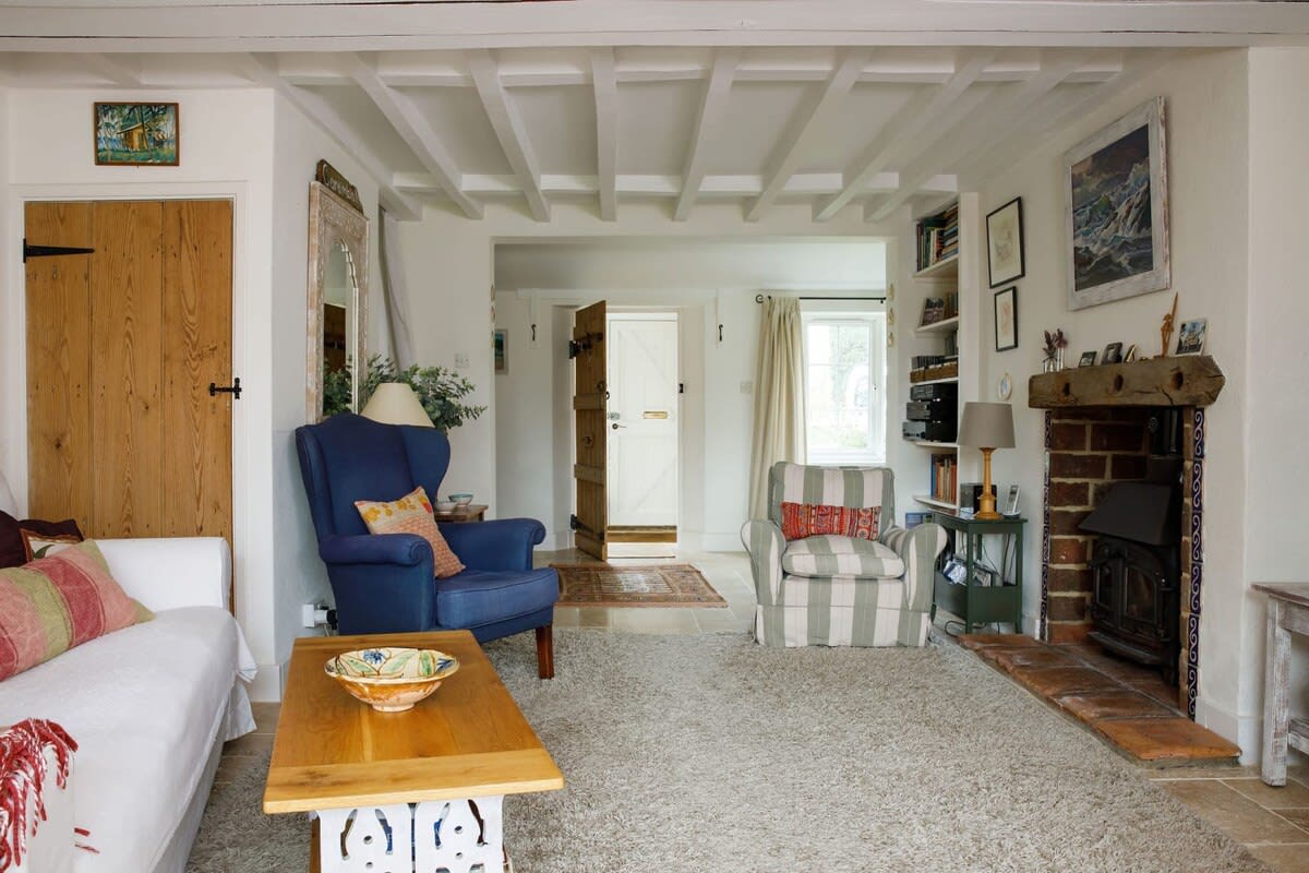 The lounge is spacious and bright, with plenty of comfy seating to unwind.