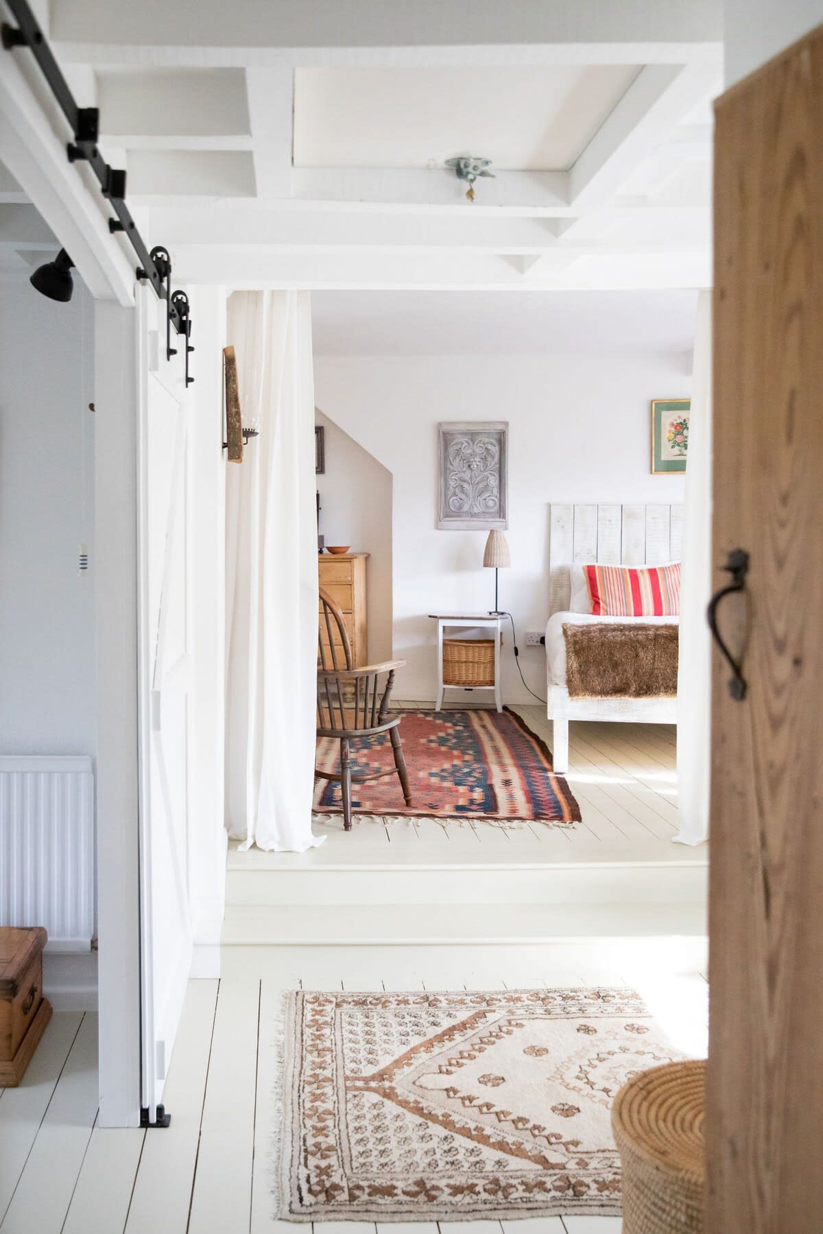 Venture upstairs to find two further bedrooms.