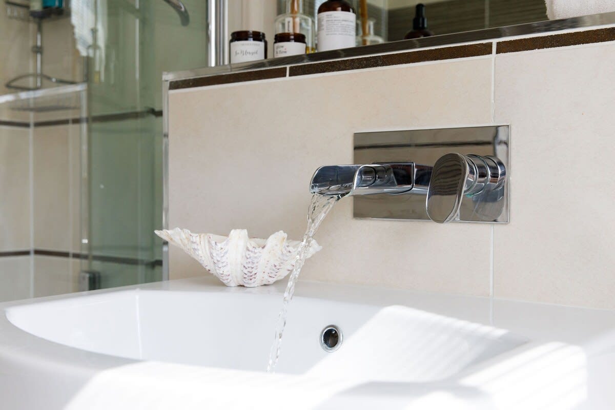 Beautiful fixtures and fittings are found in all the bathrooms.