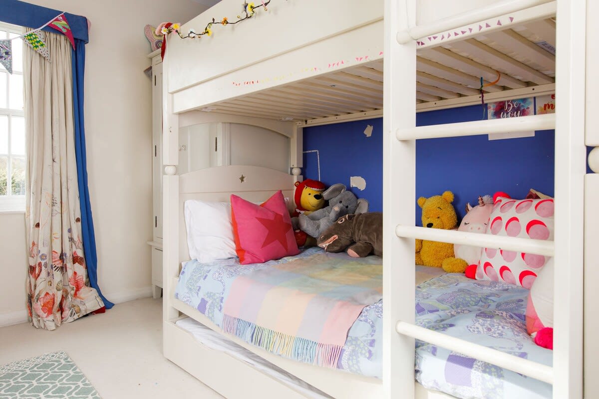 The bunk room is sure to be popular with children!