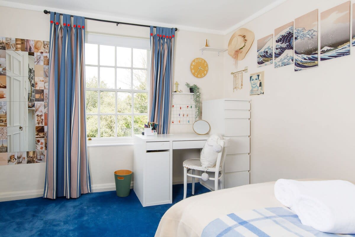 Look out to surrounding countrside.