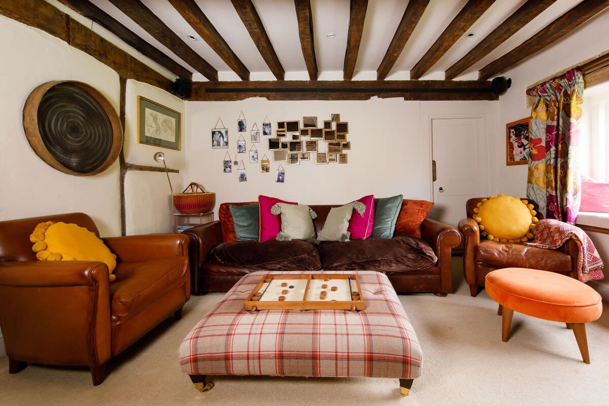 kick back in the huge sofa or one of the comfy armchairs.