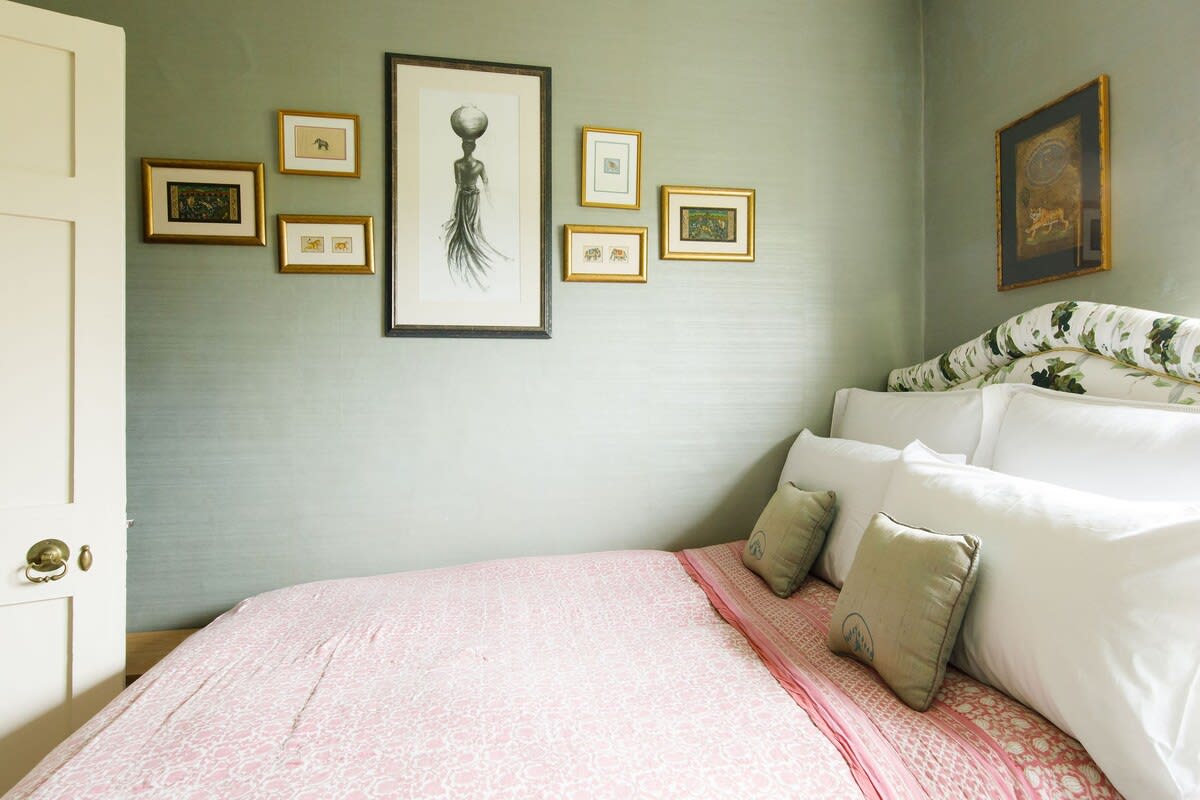 English elegance and charm fills this room.